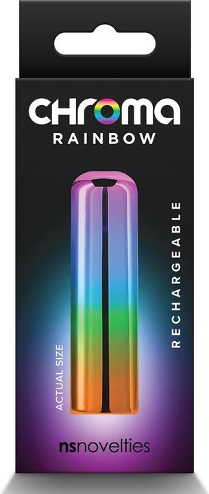 Actual product image NS Novelties Chroma Rainbow Compact Bullet Vibrator - Small