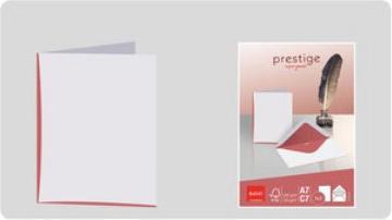 Actual product image Elco Double cards with envelopes Prestige (A7, C7, 7 x)