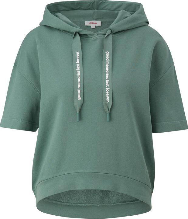 Produktbild s.Oliver Sweatshirt Hoodie mit halblangen Ärmeln (46)