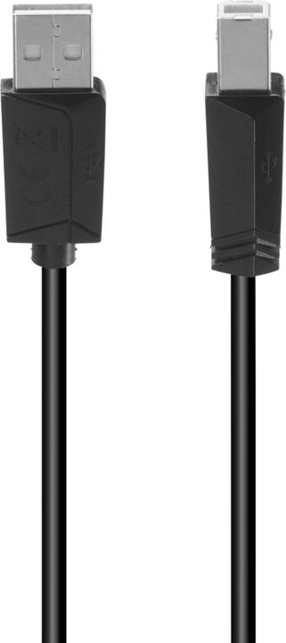 Produktbild Hama USB-Kabel, USB 2.0, 480 Mbit/s, 3,00 m (3 m, USB 2.0)