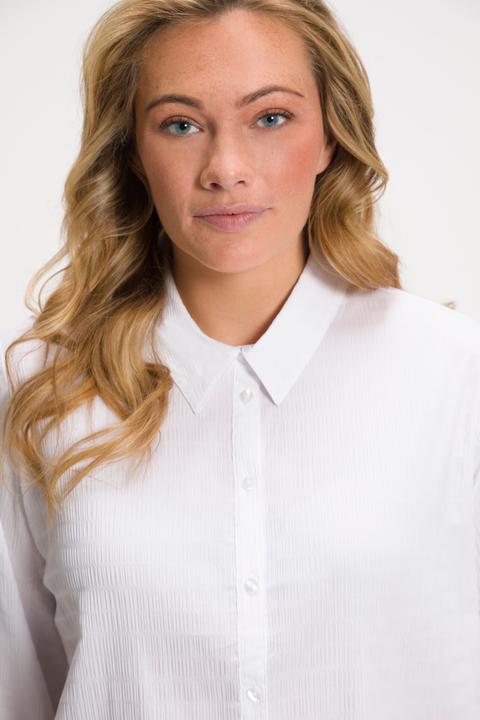 Produktbild Ulla Popken Bluse, Bubble-Qualität, Hemdkragen, 3/4-Arm (62)
