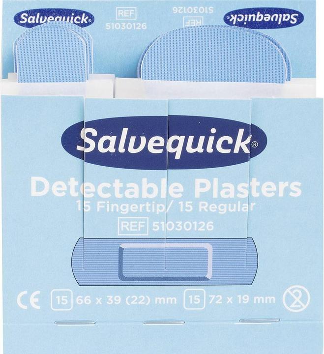 Produktbild Salvequick Refill Pflaster-Strips detectable (30 x)