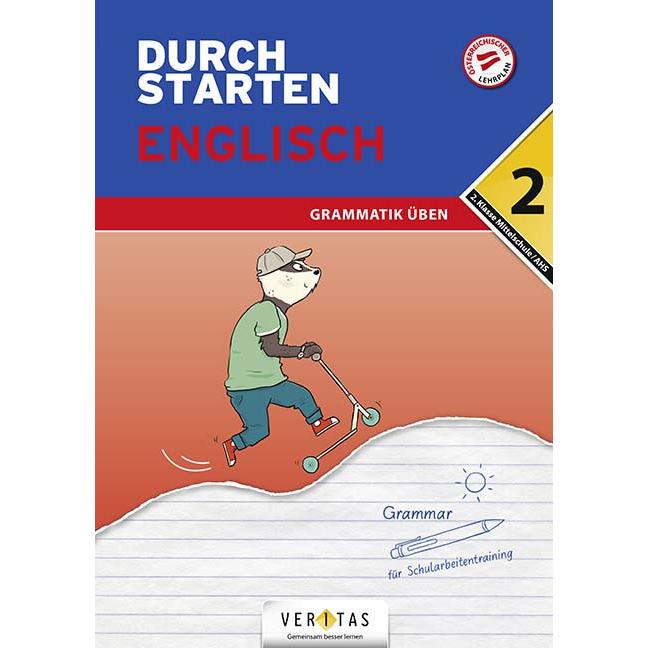 Durchstarten Englisch 2. Klasse Mittelschule/AHS Grammatik üben, Schulbücher von Franz Zach