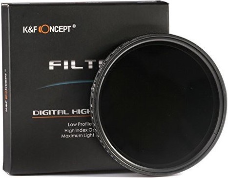 K&F Concept Filtro ND variabile (55 mm, Filtri grigi)