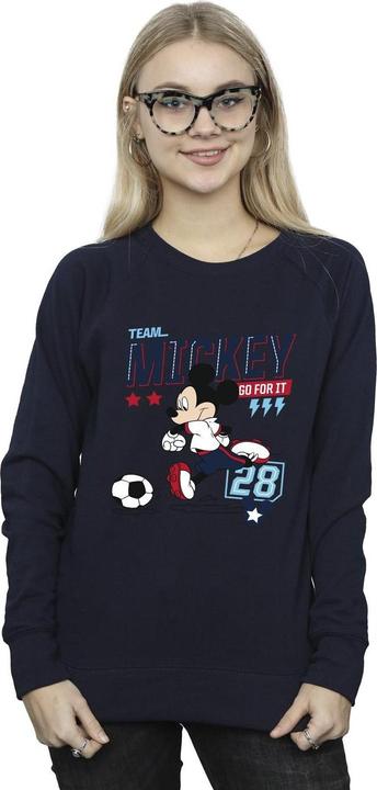Immagine prodotto Disney Mickey Mouse Team Mickey Football Felpa Donna (XXL)