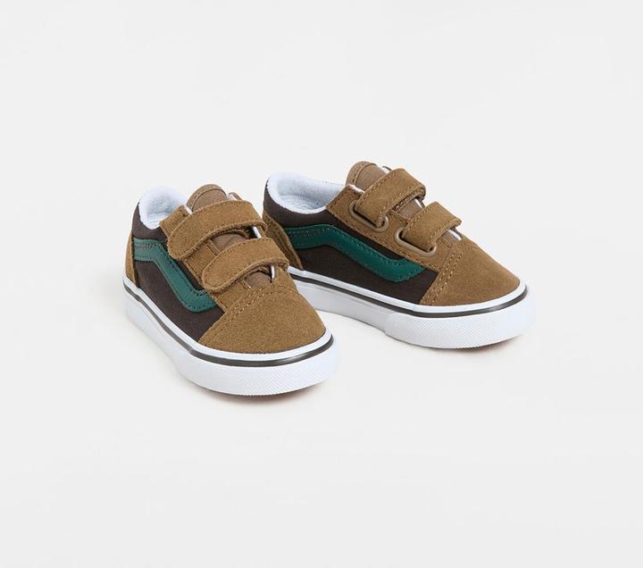 Produktbild Vans Old Skool V COLOR BLOCK BROWN/MULTI (23.5)