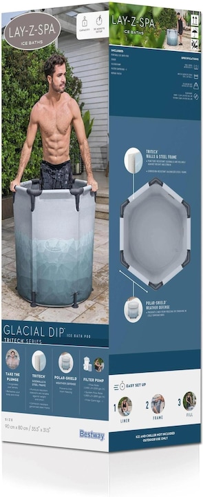 Actual product image Bestway Lay-Z-Spa Glacial dip Ice bath pod 90x80 (90 x 80 cm)