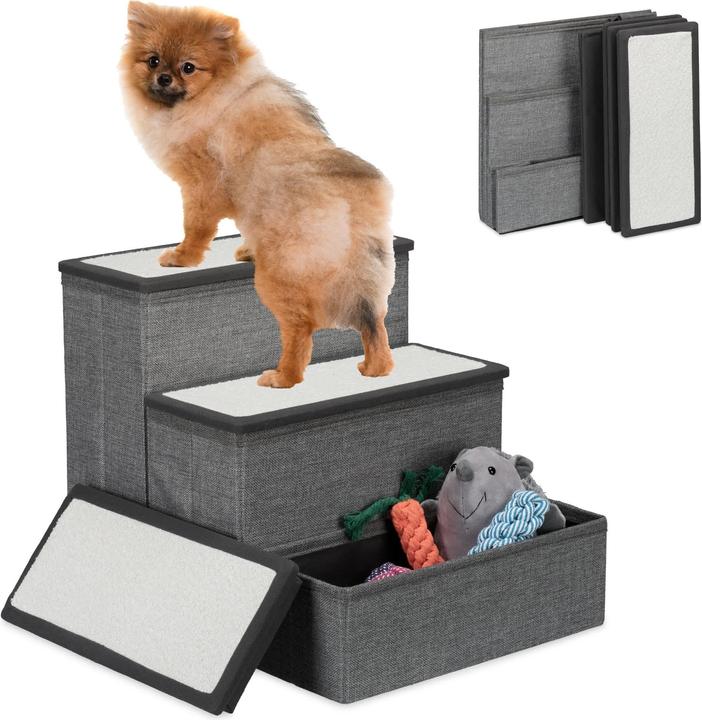 Actual product image Relaxdays Pet stairs (Dog, Foldable)