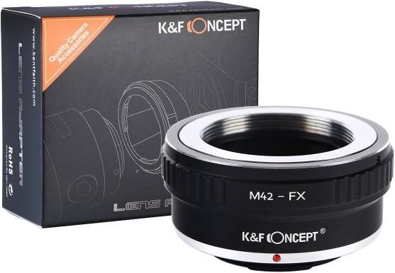 K&F Concept Adaptateur d'objectif pour Fujifilm X mount