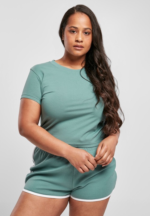 Actual product image Urban Classics Ladies Stretch Jersey Cropped Tee (5XL)