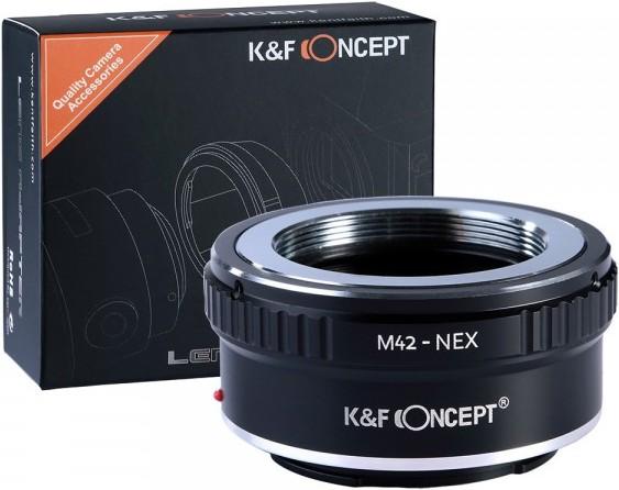 Actual product image K&F Concept Lens adapter for Sony NEX mount