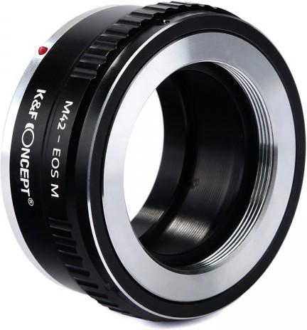 Image du produit K&F Concept Adaptateur d'objectif pour Canon EOS-M mount