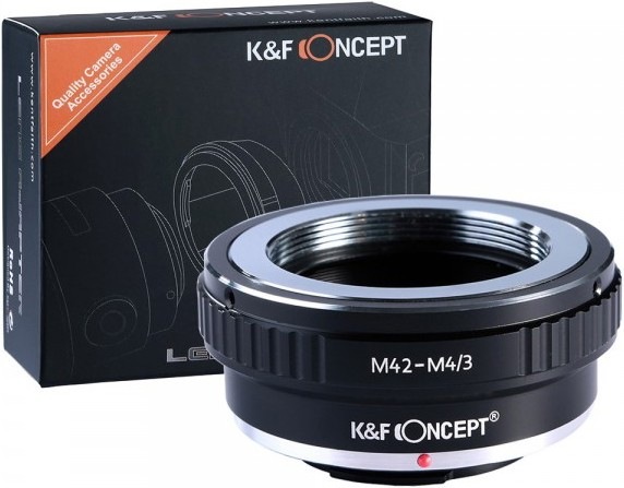 K&F Concept Adattatore per obiettivi Panasonic Olympus Micro M4/3
