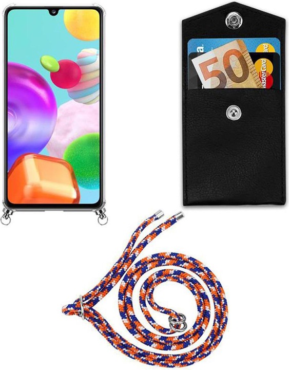 Produktbild Cadorabo TPU Handy Kette SILBER Cover