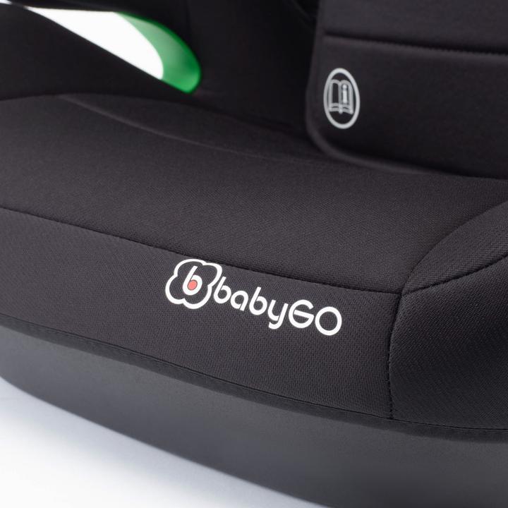 Produktbild BabyGo Safechild 2, schwarz (Kindersitzerhöhung, ECE R129/i-Size Norm)