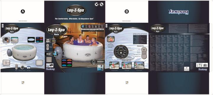 Actual product image Bestway Lay-Z-Spa Paris (4 pers.)