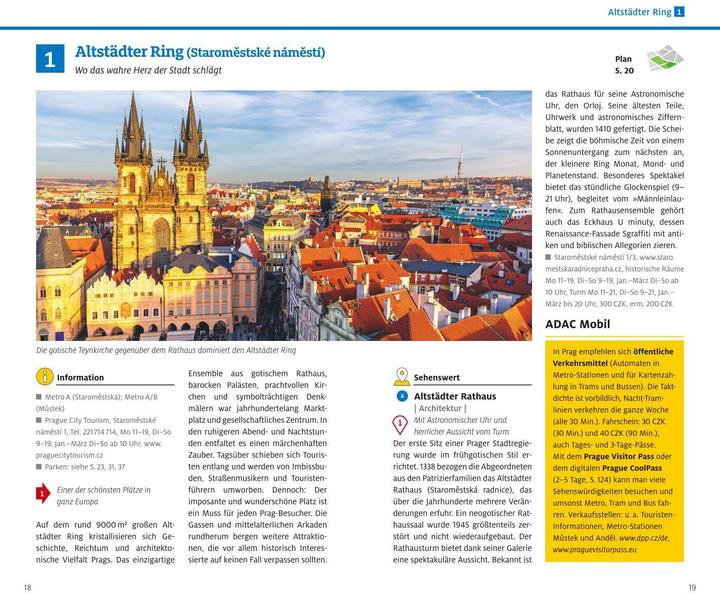 Produktbild Adac Reiseführer Prag (Deutsch, Franziska Neudert, Stefan Welzel, 2024)