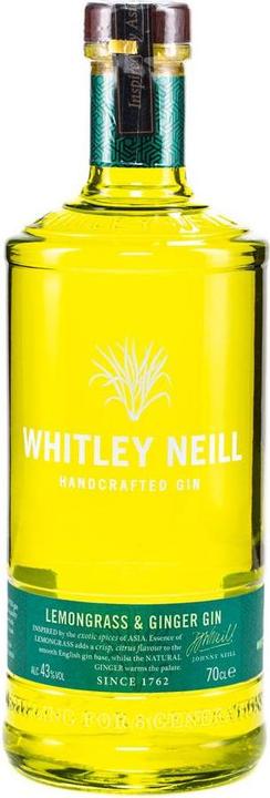 Immagine prodotto Whitley Neill Lemongrass & Ginger Dry Gin (1 x 70 cl)