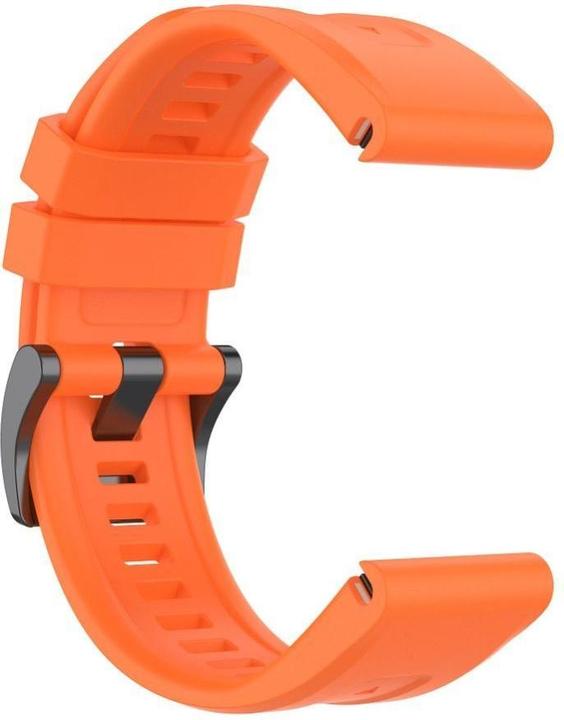 Actual product image OEM Strap Silicone strap for GARMIN FENIX 3 / 3HR / 5X / 6X / 6X Pro / 7X / 7X Pro orange (8) (26 mm, Silicone)