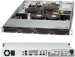 Actual product image Supermicro SC813 T-600CB - Rack mount - 1U
