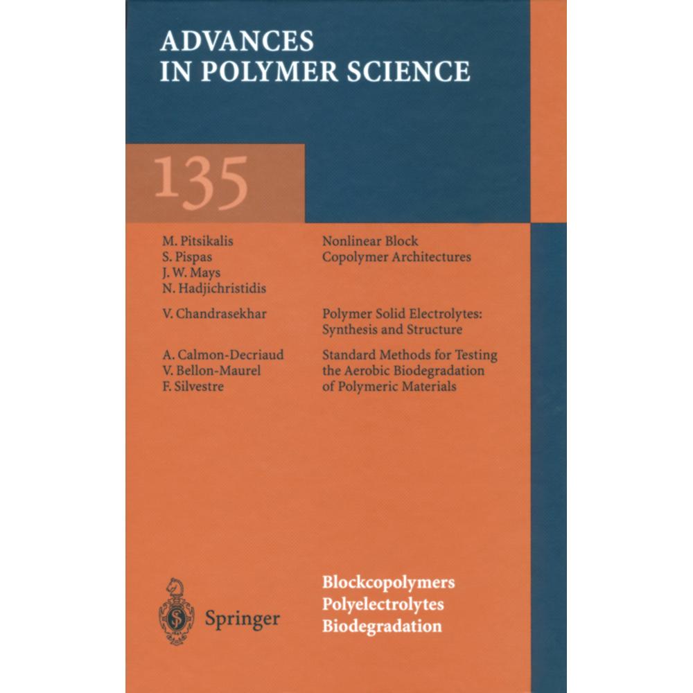 Blockcopolymers, Polyelectrolytes, Biodegradation, Fachbücher