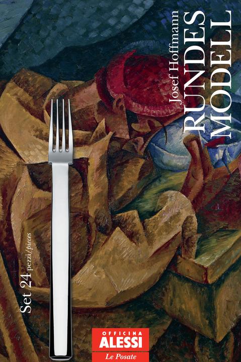 Actual product image Alessi Round model (4 Piece, Cutlery set)