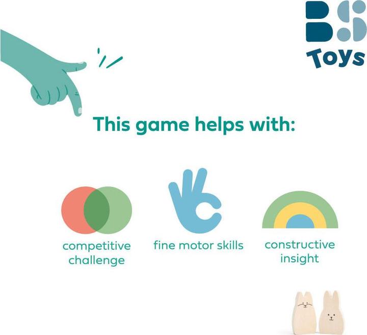 Immagine prodotto BS Giocattoli Gioco di equilibrio in legno coniglio