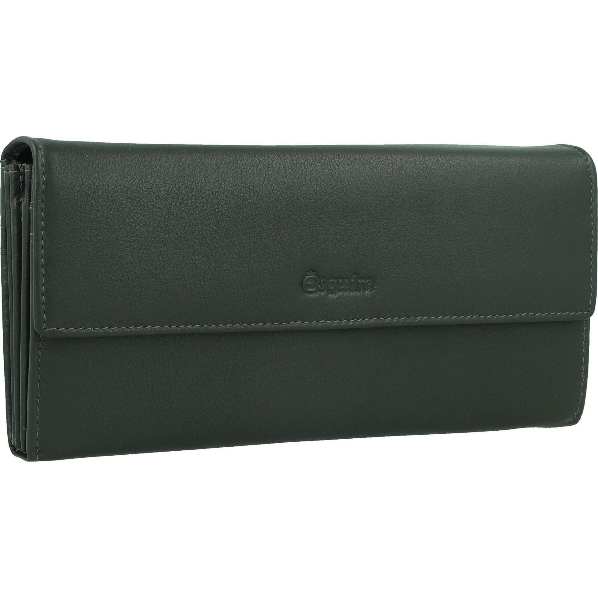 Thumbnail - Esquire, Damen, Portemonnaie, Viktoria Geldbörse RFID Leder 18,5 cm, Grün