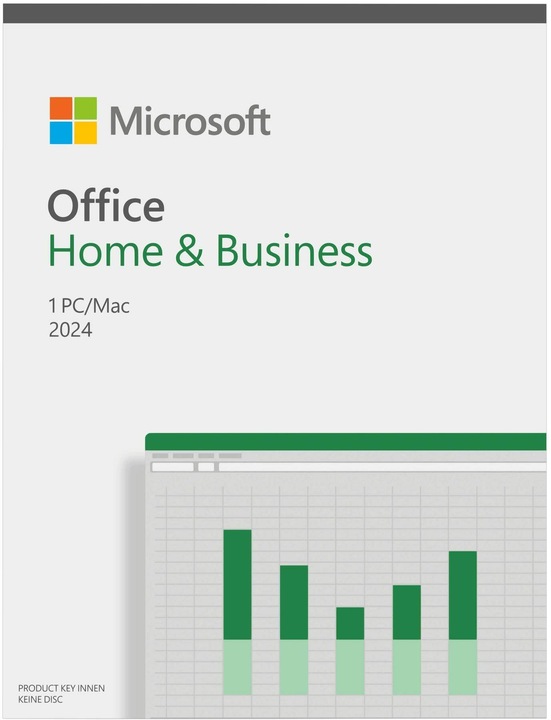Etichetta energetica Microsoft Office Home & Business 2024 (IT) (1 Utente, Senza limiti)
