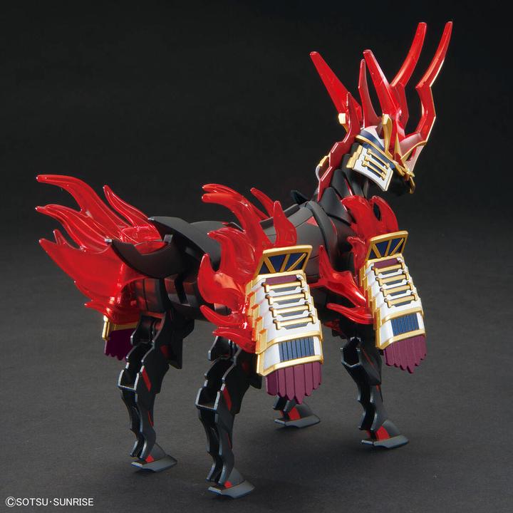 Actual product image Bandai GUNDAM - SDW Heroes Nobunaga's War Horse - Model Kit