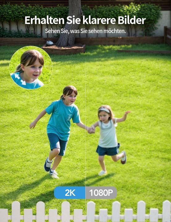 Actual product image GNCC 2K Überwachungskamera Outdoor mit Nachtsicht