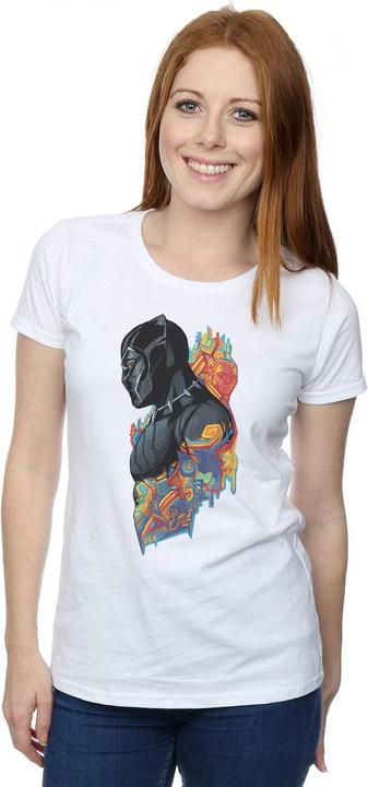 Immagine prodotto Maglietta in cotone con profilo Pantera Nera Donna/Ladies (S)