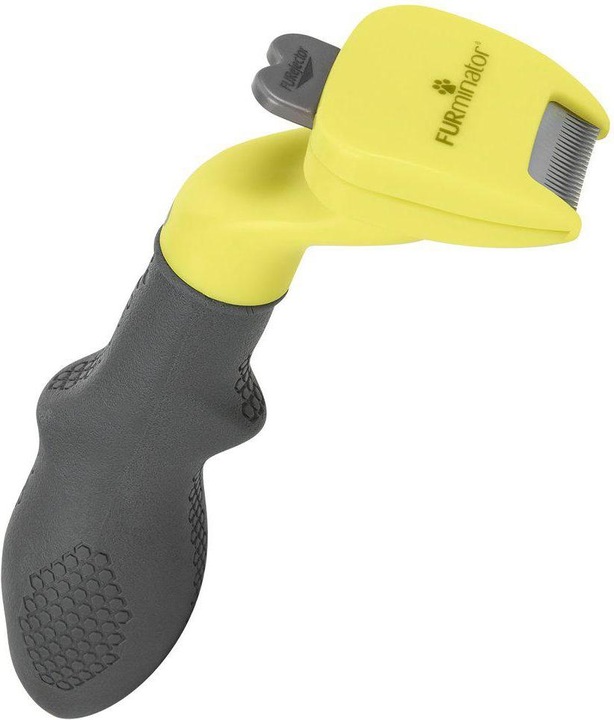 Actual product image FURminator 4048422144243 Pet Brush & Comb Black, Yellow Dog Deshedder (Dog)