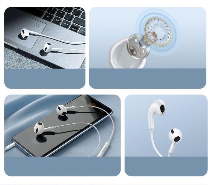 Actual product image Baseus Encok H17 (No noise cancellation, Cable)