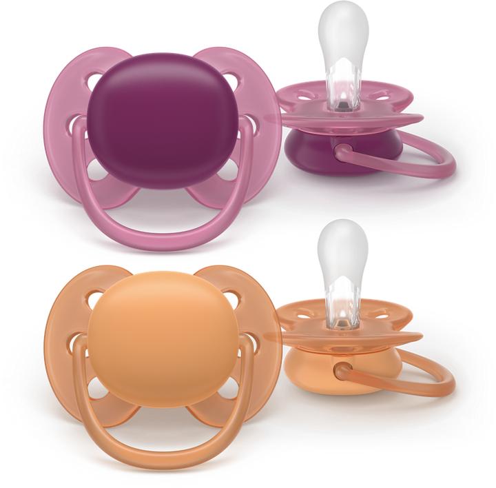 Actual product image Philips Avent Pacifier SCF093/03 ultra soft (2x)