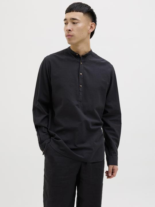 Actual product image Jack & Jones Jjesummer Half Placket Shirt Ls Sn (XXL)