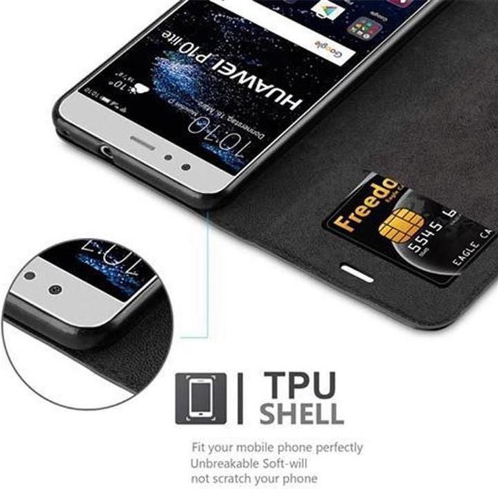 Productafbeelding Cadorabo Boek Onzichtbare Magneethoes (Huawei P10 Lite)
