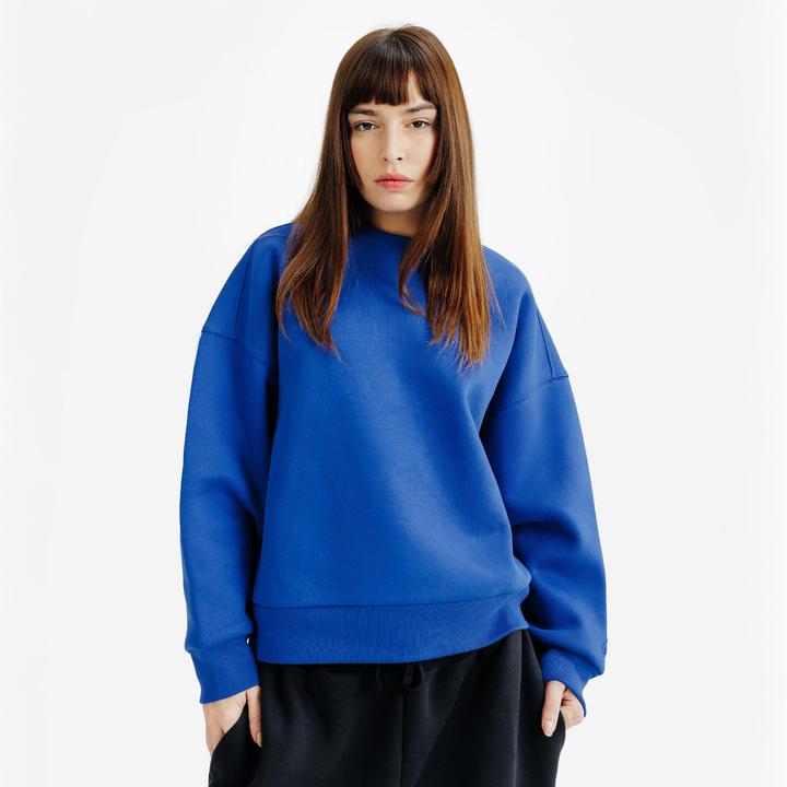 Image du produit Decathlon Sweat col rond femme, bleu (L)