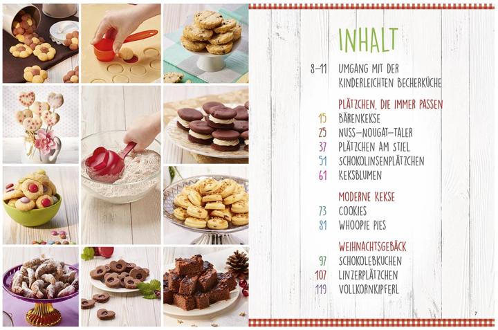 Actual product image Kinderleichte Becherküche - Plätzchen, Kekse, Cookies & Co (German, Birgit Wenz, 2017)