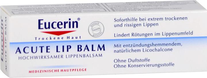 Immagine prodotto Eucerin Balsamo labbra Acute Balsamo altamente efficace per labbra molto secche, 10 ml Balsamo (Balsamo, 10 ml)