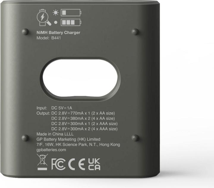 Produktbild GP Batteries Battery Recharger (1 Stk., AA, 2100 mAh, Ladegerät inkl. Akku)