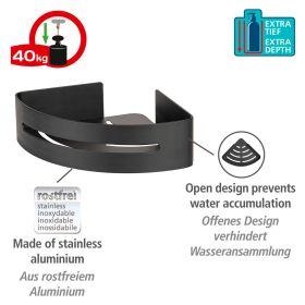 Produktbild Wenko Turbo-Loc Eckablage Bivio (23 x 30.50 x 8 cm)