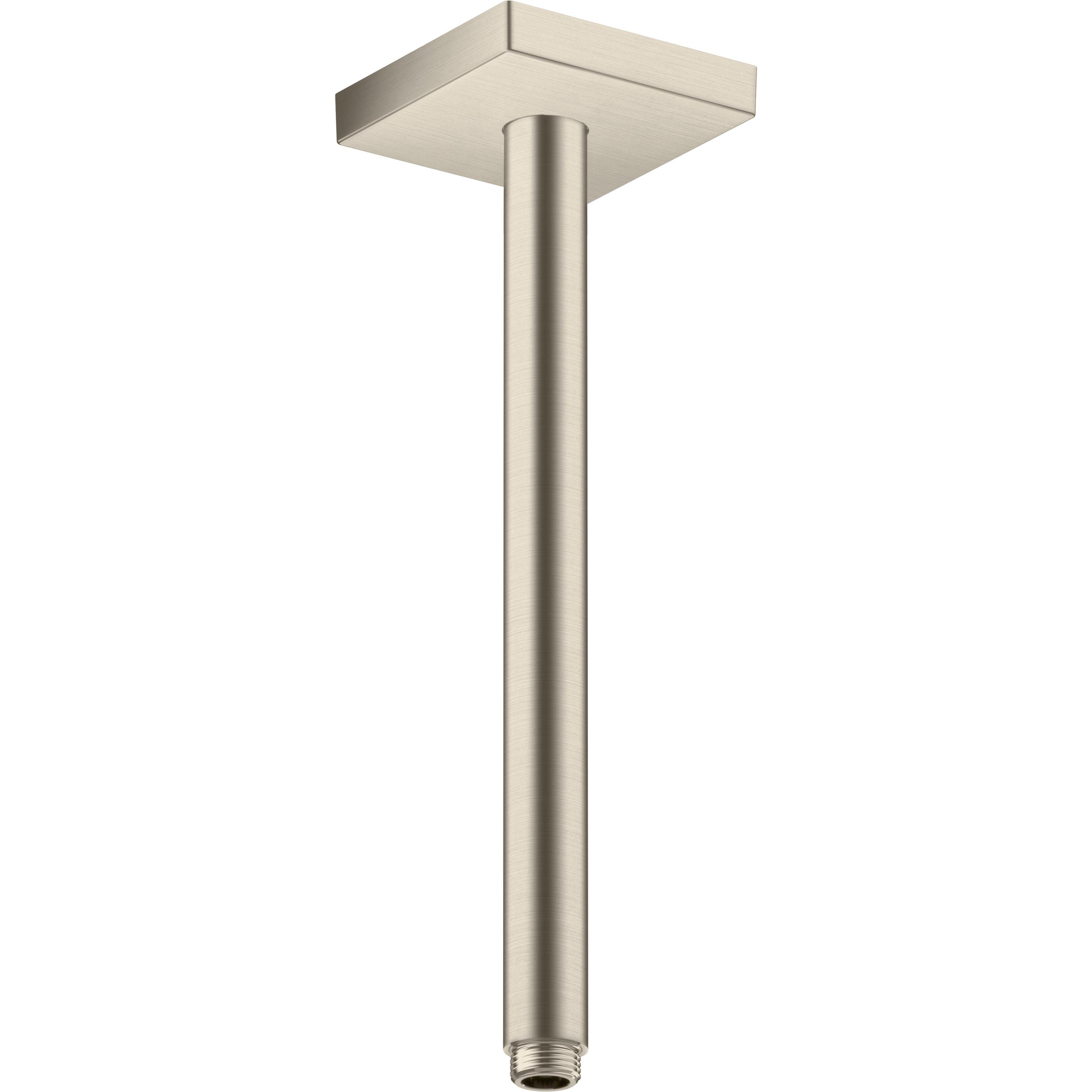 hansgrohe, Badarmatur, AXOR ShowerSolutions Deckenanschluss, 300 mm, eckig, 26438
