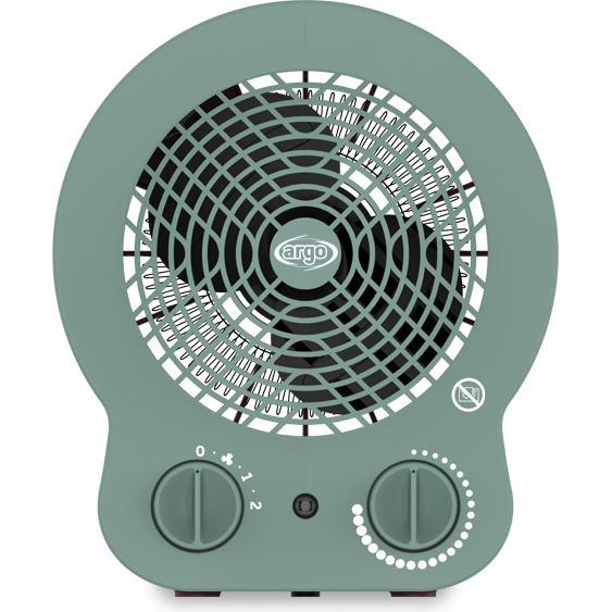 Argo DORI MINT Heizlüfter Elektroheizung Warmwasserheizung, Ventilator, Grün