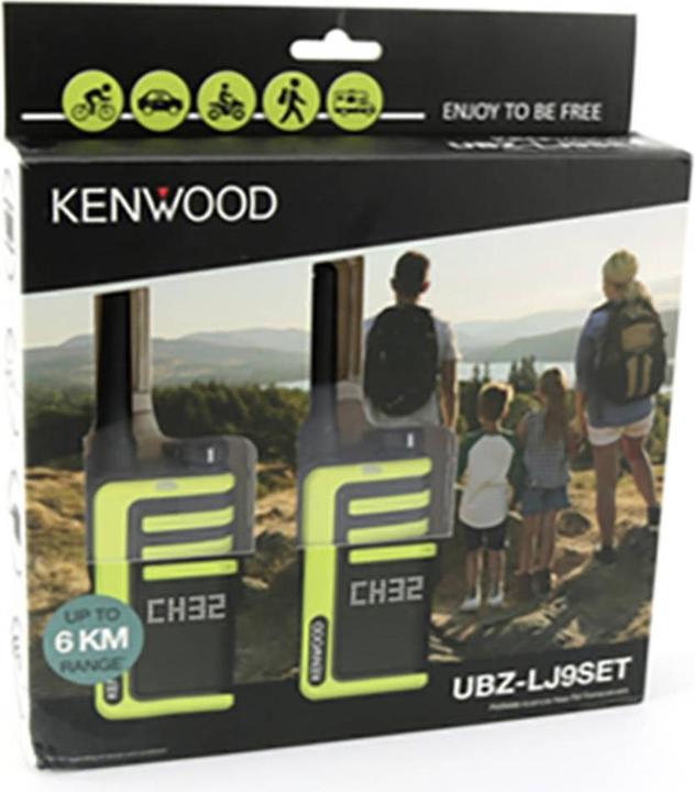 Actual product image Kenwood UBZ-LJ9SET PMR446 FM handheld radio (6 km)
