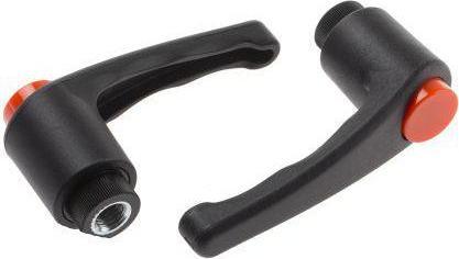 Produktbild RS PRO Klemmhebel Thermoplast 83mm, M10 x 18mm Innengewinde (2 Stk.)