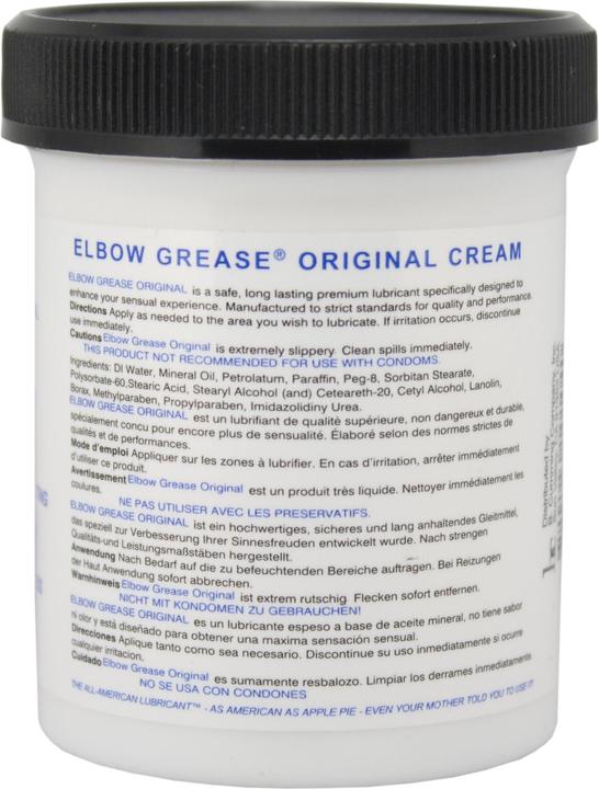 Produktbild Elbow Grease New Original Sensual Massage Cream Lubricant Lube 1 4 9 15 oz (118 ml)