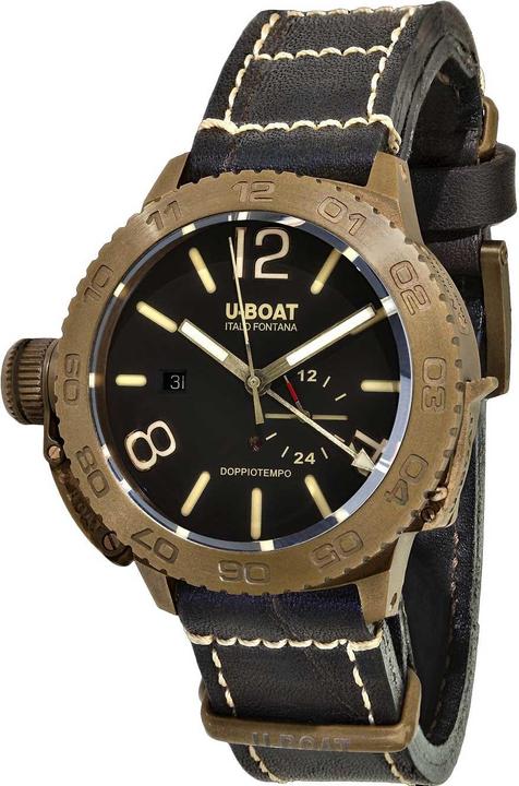 Actual product image U-Boat 9008 Doppiotempo Bronze Automatic 46mm 10ATM (Swiss made, 46 mm)