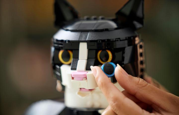 Produktbild LEGO Schwarz-weisse Katze (21349, LEGO Ideas, LEGO Seltene Sets)