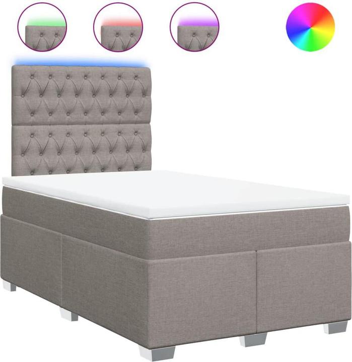 Image du produit VidaXL Bo x lit de saut avec matelas 120 x 190 cm Tissu (120 x 190 cm)